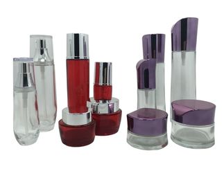 Cylinder Empty Cosmetic Containers , Luxury Cosmetic Containers 30g 50g 30ml 50ml 80ml 100ml
