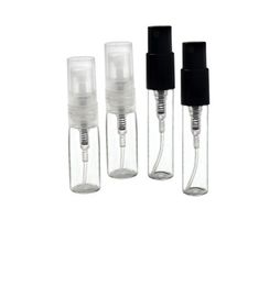 Mini Refillable Glass Perfume Spray Bottles , 2ml 3ml 5ml 10ml Glass Atomiser Bottles