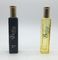STOCK Mini Refillable Glass Perfume Bottles 20ml Square With Sprayer / Gold Caps