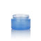 Empty Face Glass Cream Jars 20g 30g 50g Round Empty Plastic Lids For Skin Care