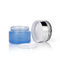 Empty Face Glass Cream Jars 20g 30g 50g Round Empty Plastic Lids For Skin Care