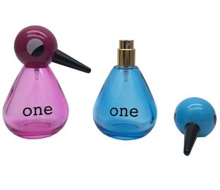 Refillable Empty Glass Perfume Bottle 30ml 50ml  Bird Shape Perfume Spray Atomizer Bottles