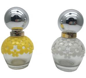 Fancy 30ml Small Glass Perfume Bottles With Silver UV Cap OEM / ODM Available
