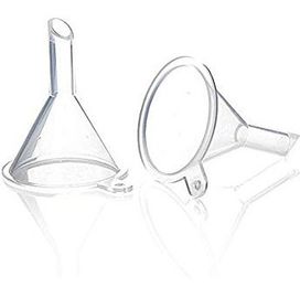 Custom Mini Plastic Funnel , Clear Plastic Funnel For Perfume Liquid Oil Filling