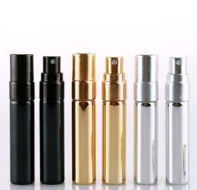 5ml 10ml 15ml Empty Glass Perfume Bottles , Cosmetic Spray Bottle With Aluminum Atomisers