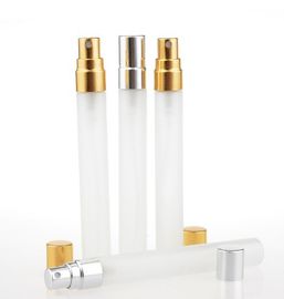 Size Customized Frosted Glass Tube / Travel Glass Cosmetic Packaging Tube