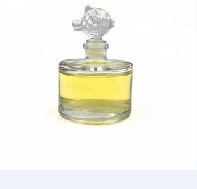 Luxury Decorative Glass Perfume Bottles , Aroma Reed Diffuser With Unique Cap