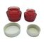 Red Empty Cosmetic Containers 30g 50g Essential Oil Glass Dropper 30ml 50ml 80ml 100ml
