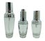 Luxury Empty Cosmetic Containers , Glass Lotion Pump Bottles Full Set