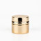 Luxury Custom Empty Glass Cosmetic Jars , 20ml 30ml 50ml Small Glass Jars With Metal Lids